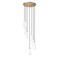 Z-Lite Farrell 7 Light Chandelier, 18in. W x 11in. H, Modern Gold 3043P6-7R-MGLD - alternate 7